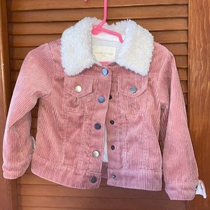 Chelsea and violet toddler girl corduroy button up jacket